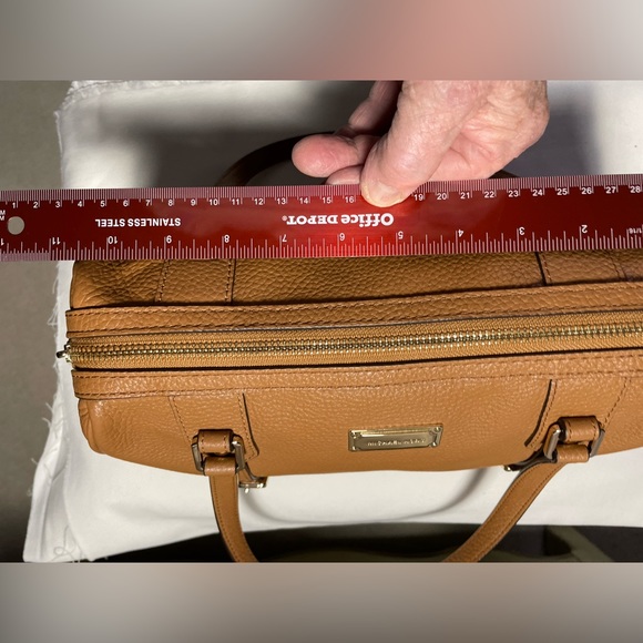 NWT  MICHAEL MICHAEL KORS HANDBAG   BEDFORD  ACORN   MD TZ SATCHEL  LEATHER - Picture 10 of 12